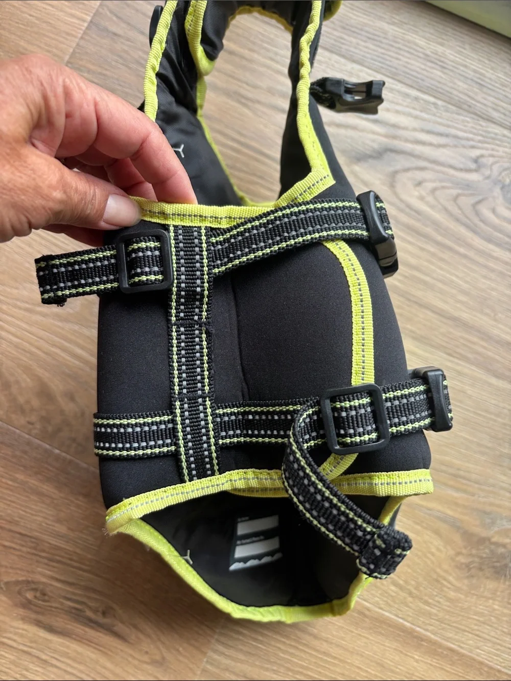 Arcadia Trail Yellow & Black Dog Flotation Vest